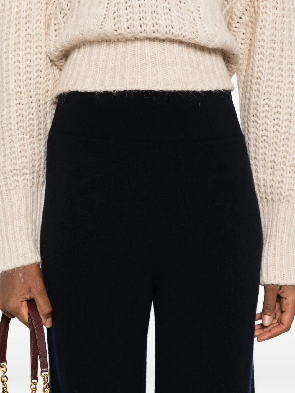 Vanisé Wide-leg Trousers In Black