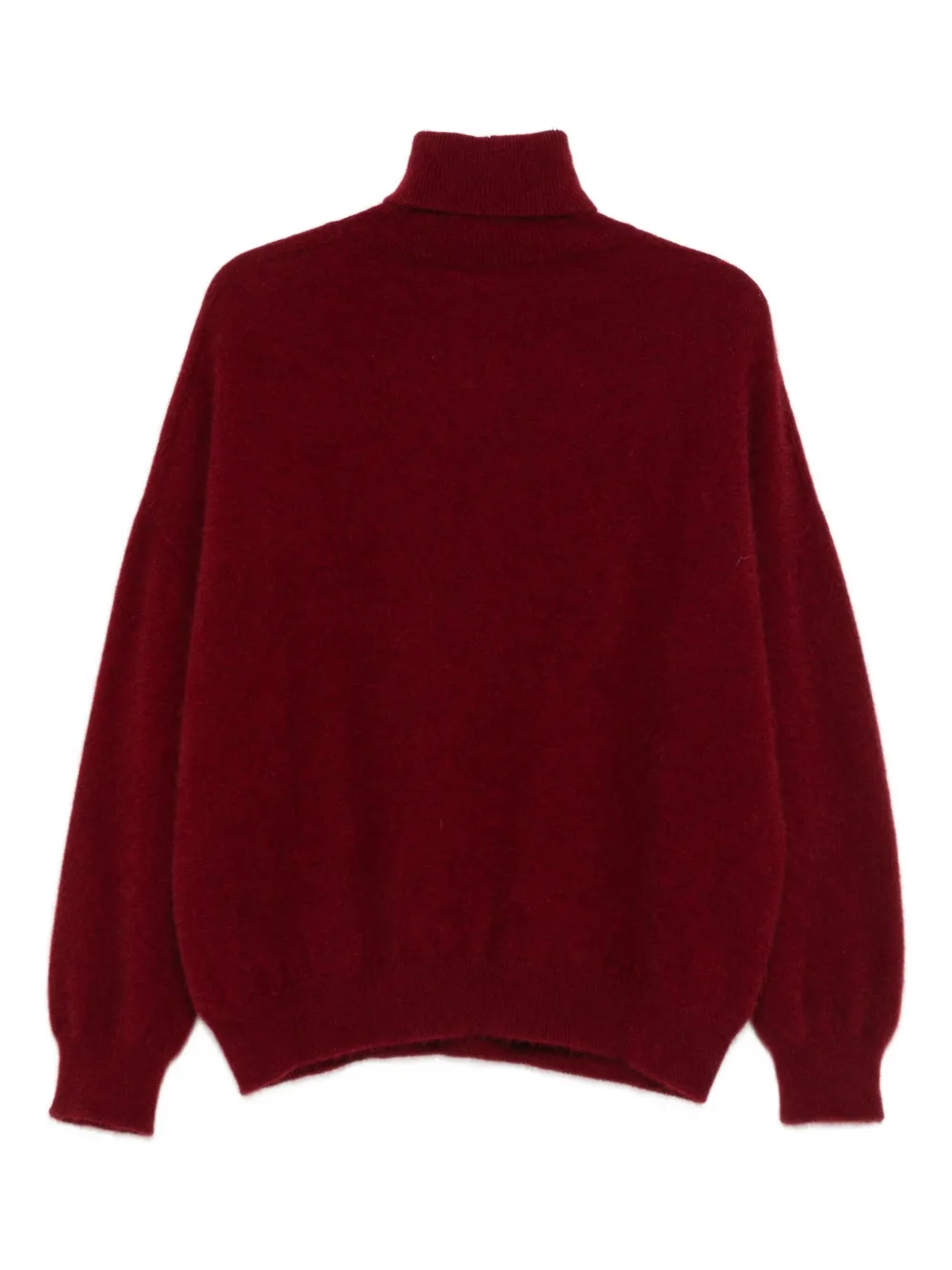 Vanisé Turtleneck Jumper In Red