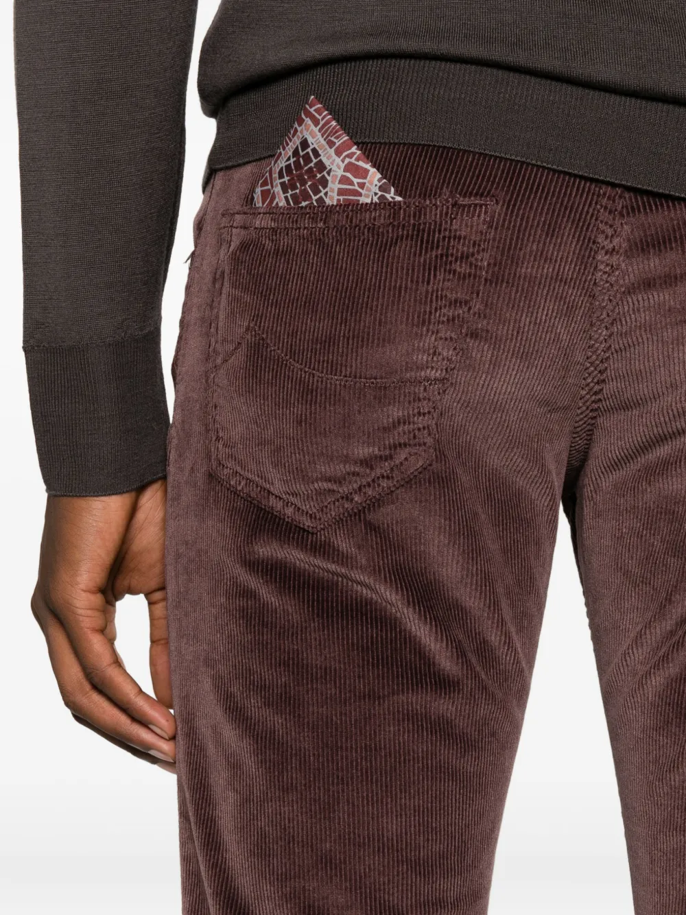Jacob Cohen Corduroy Pants In Purple