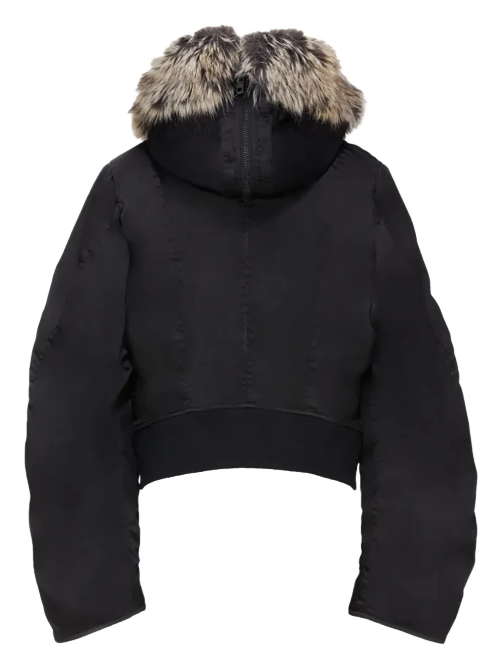 adidas faux fur-trimmed bomber jacket | Varsity Jackets | Image 2