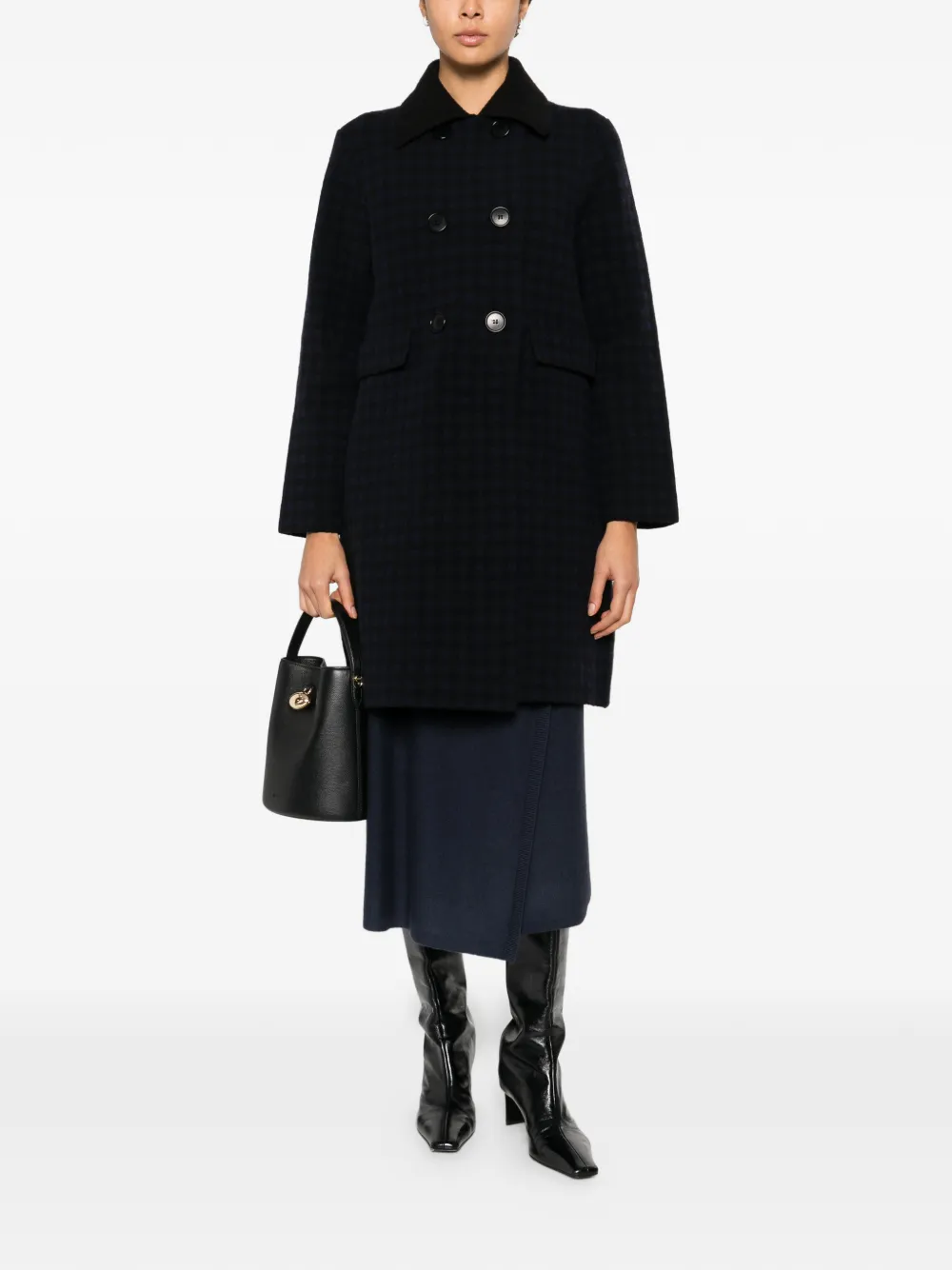 Lebor Gabala check double-breasted coat | Abrigos con doble botonadura | Image 2