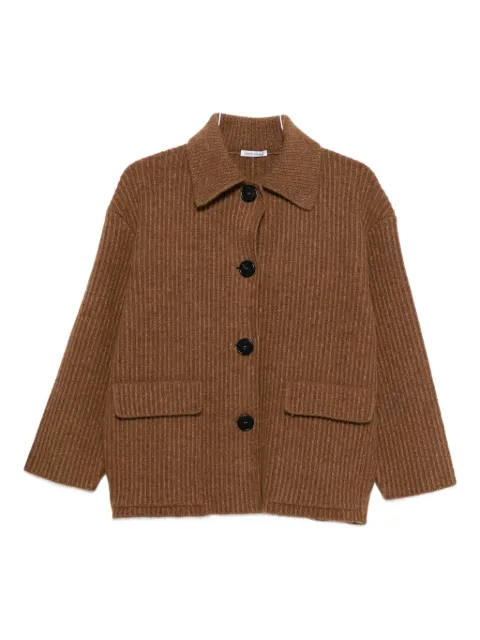 Lebor Gabala flap-pocket buttoned cardi-coat