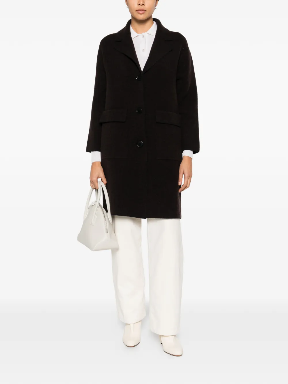 Lebor Gabala button-fastening coat | Single Breasted Coats | Image 2