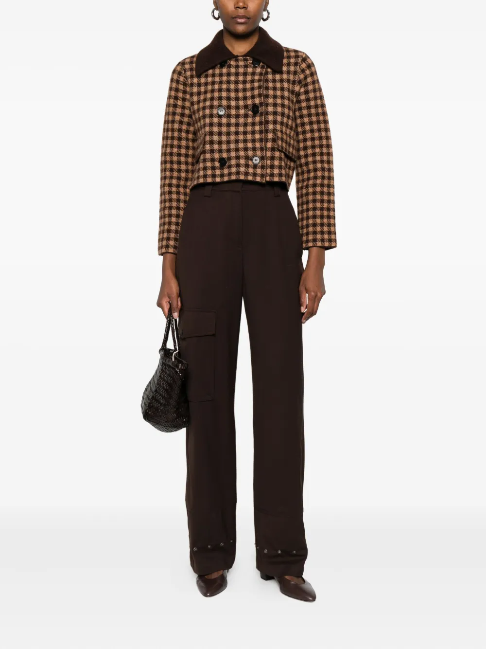 Lebor Gabala double-breasted checked jacket | Tweed Jackets | Image 2