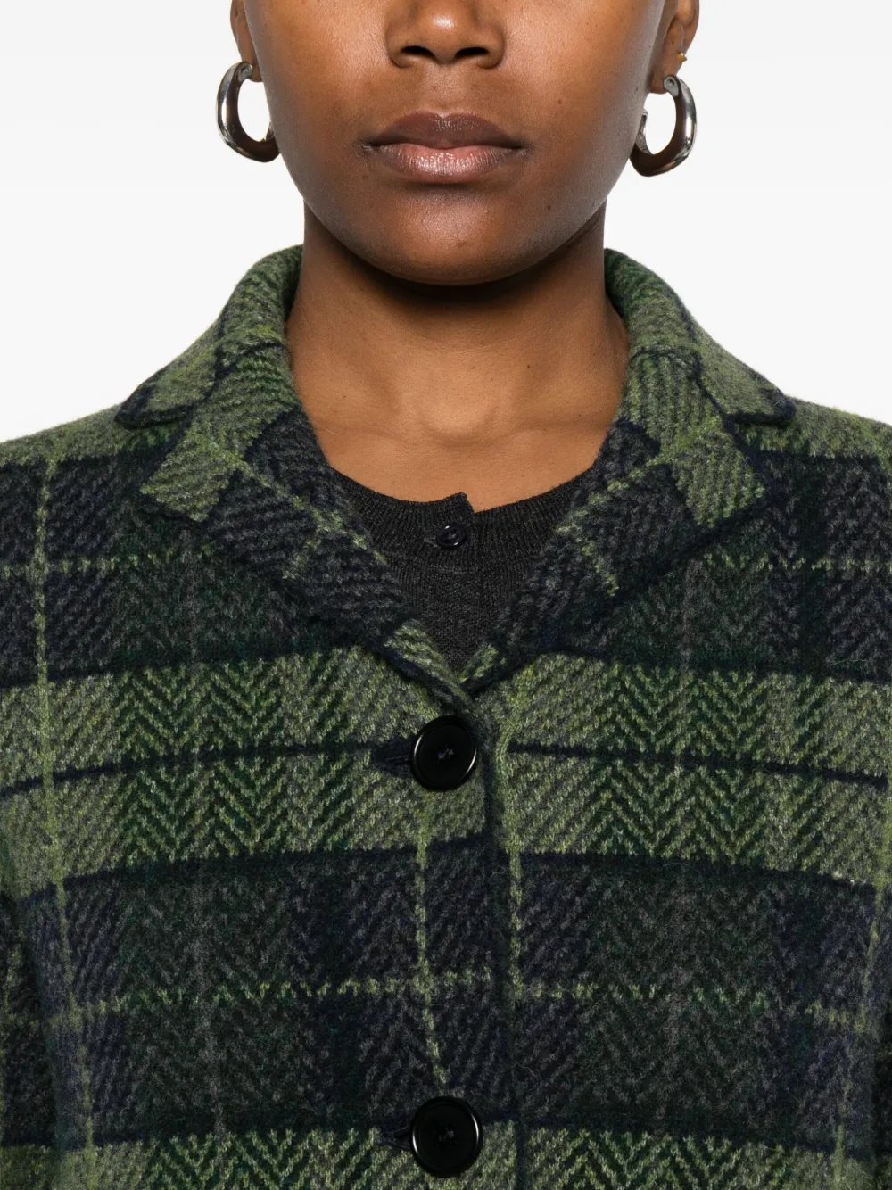Lebor Gabala Plaid Cropped Jacket In Multi