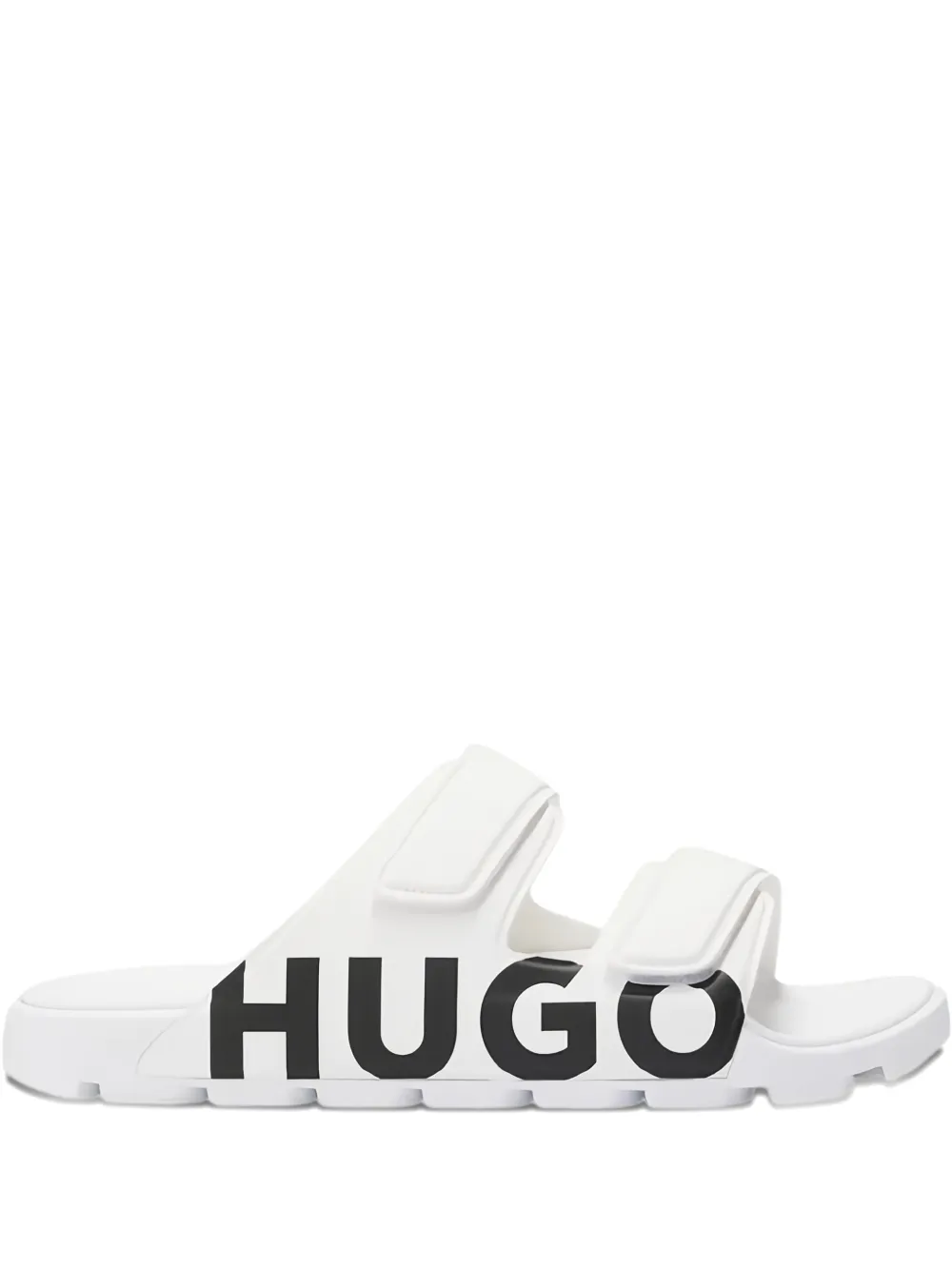 HUGO Evander double-strap slides White