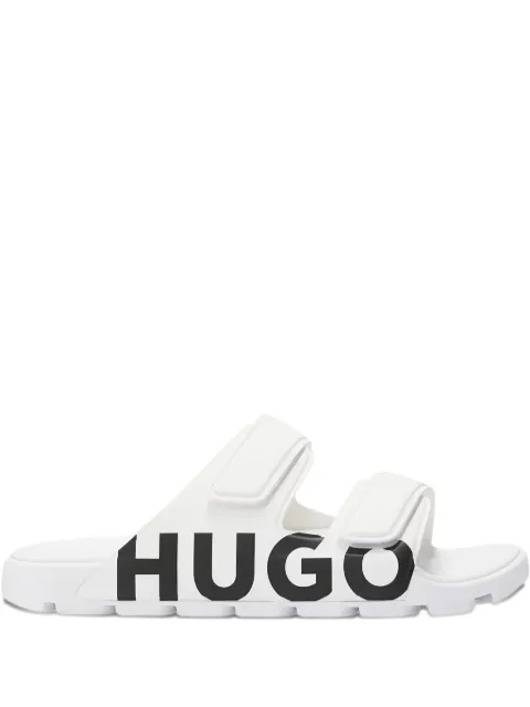 HUGO Evander double-strap slides