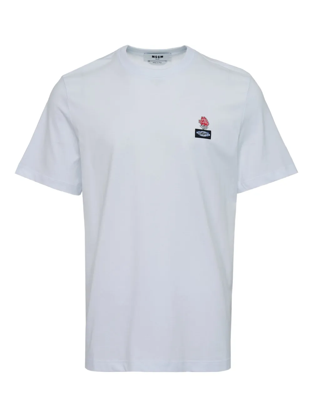 Msgm Printed T-shirt In White