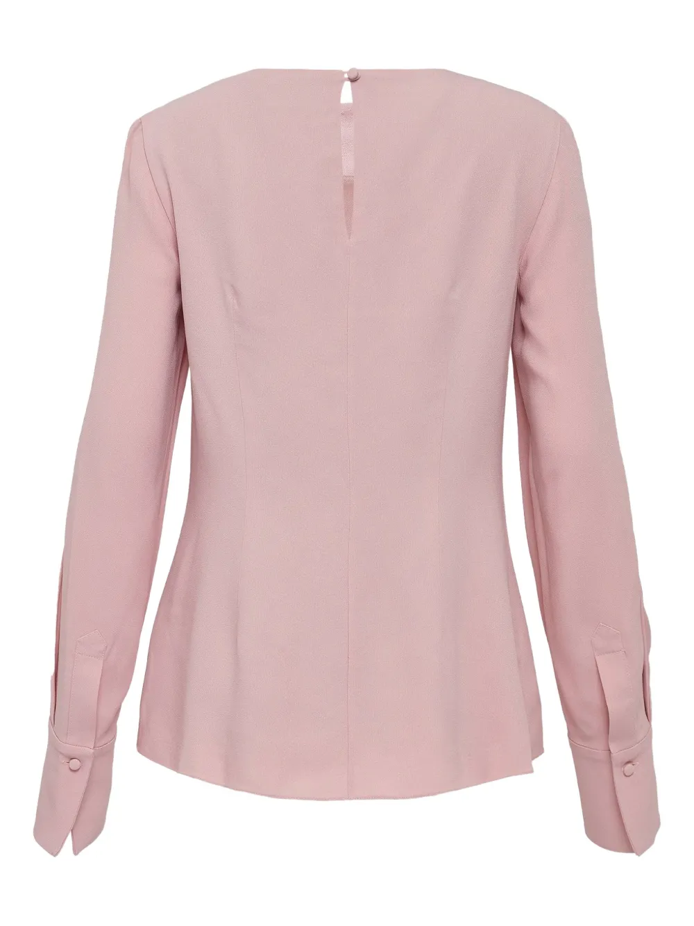 ERDEM Gedrapeerde top met lange mouwen - Roze