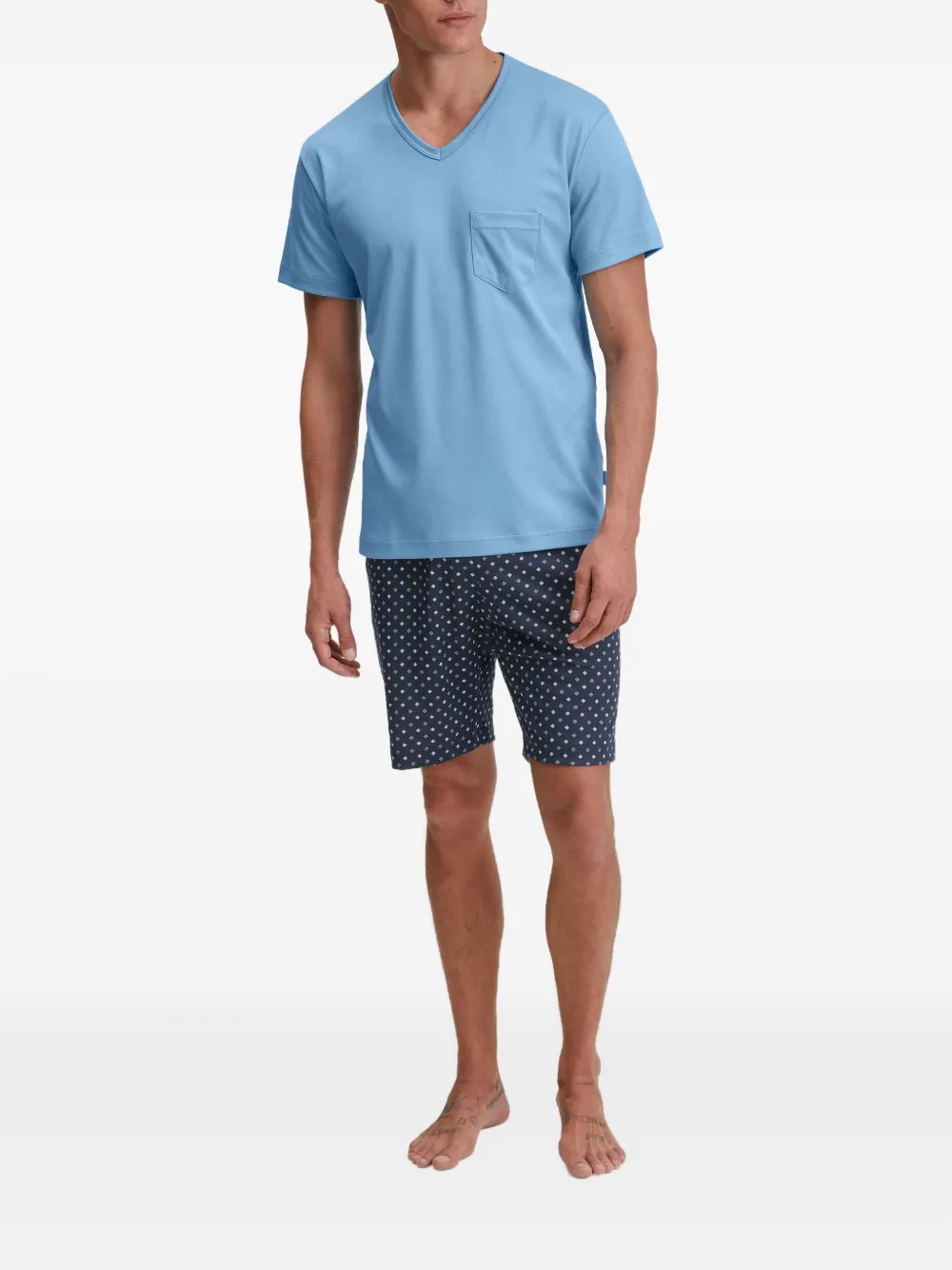 CALIDA v-neck chest-pocket pyjamas | Image 2