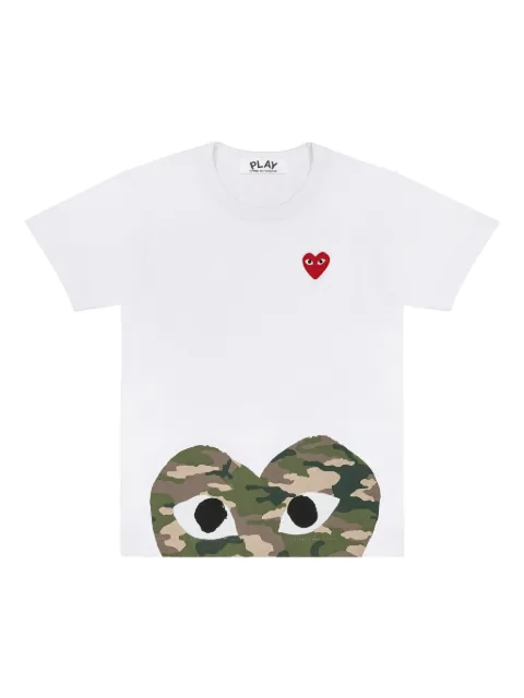 Comme Des Garçons Play playera con estampado militar