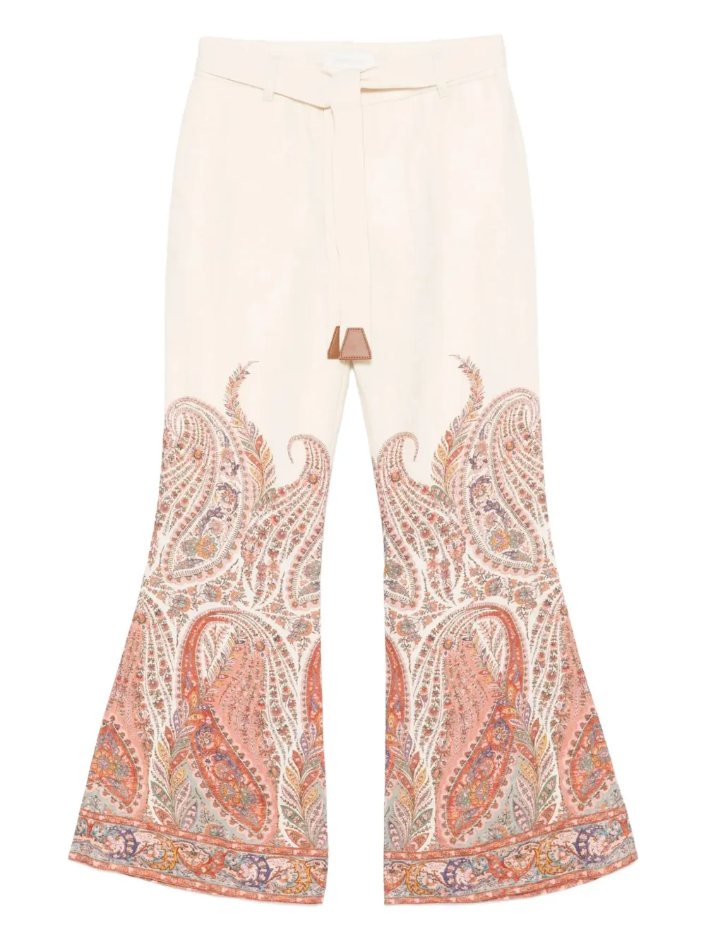 ZIMMERMANN Rhiannon paisley-print trousers | Neutrals | Image 1
