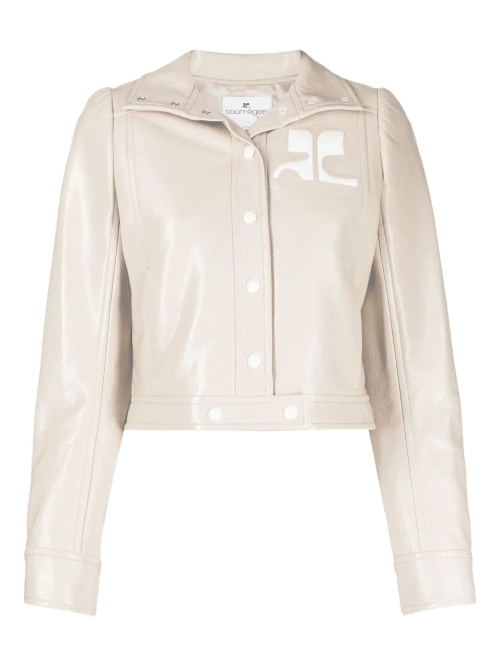 Courrèges Logo-detail Jacket In Neutral