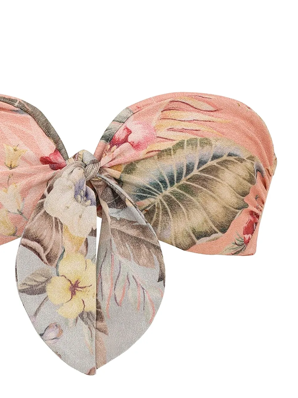 ZIMMERMANN scarf-tie floral bikini top | Bikinis | Image 2
