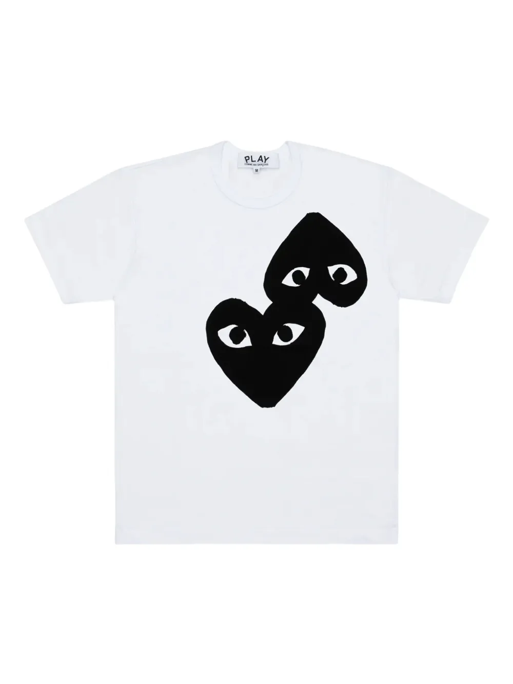Comme Des Garçons Play logo-print cotton t-shirt | White | Image 1