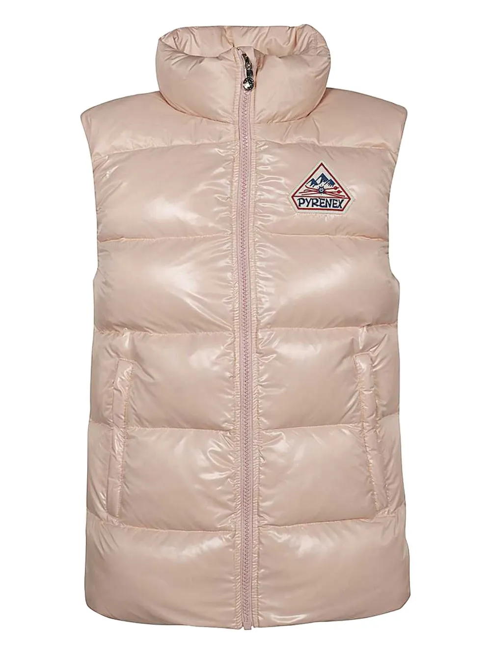 Pyrenex Quilted Logo Gilet In Neutral