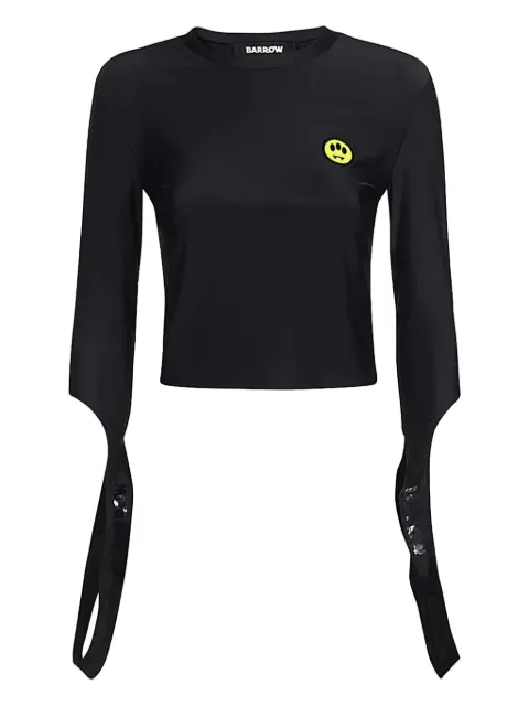 BARROW logo-detail split-sleeve t-shirt