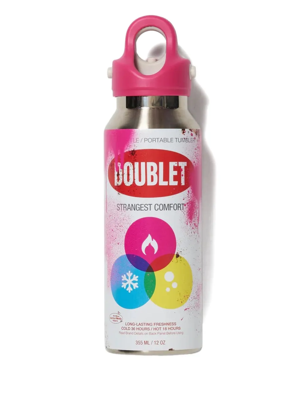 Doublet x Revomax Spray-Can ウォーターボトル S 355ml - ホワイト Doublet x Revomax Spray-Can ウォーターボトル S 355ml - ホワイト