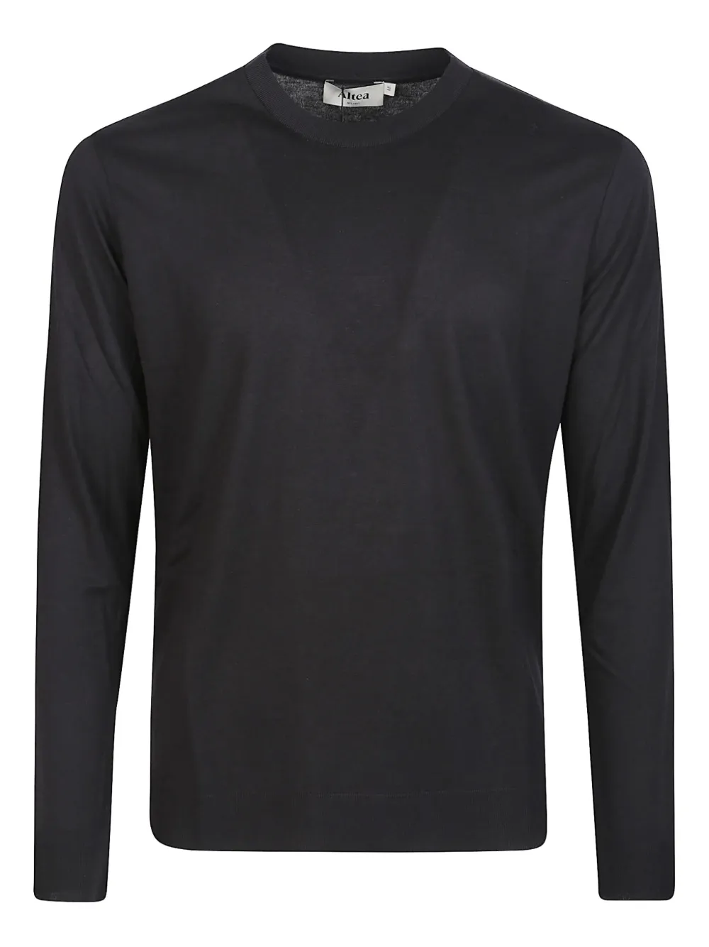 Altea long-sleeve crew-neck t-shirt | Black | Image 1