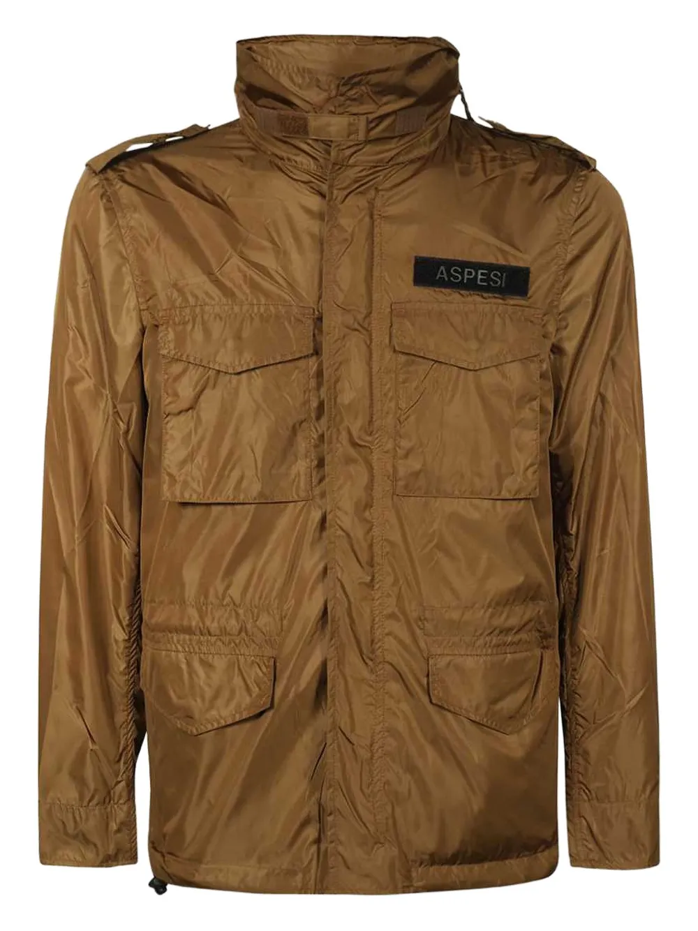 Aspesi Multi-pocket Field Jacket In Brown