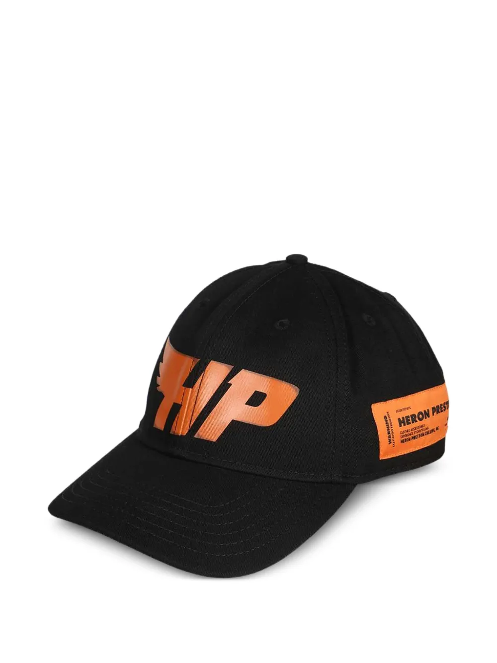 Heron Preston logo-print baseball cap | Black | Image 1