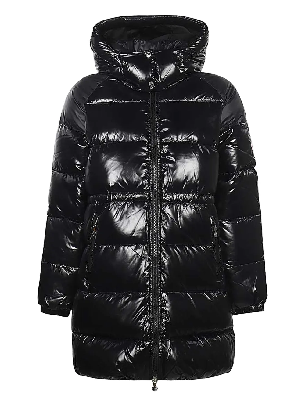 Pyrenex hooded down coat | Black | Image 1