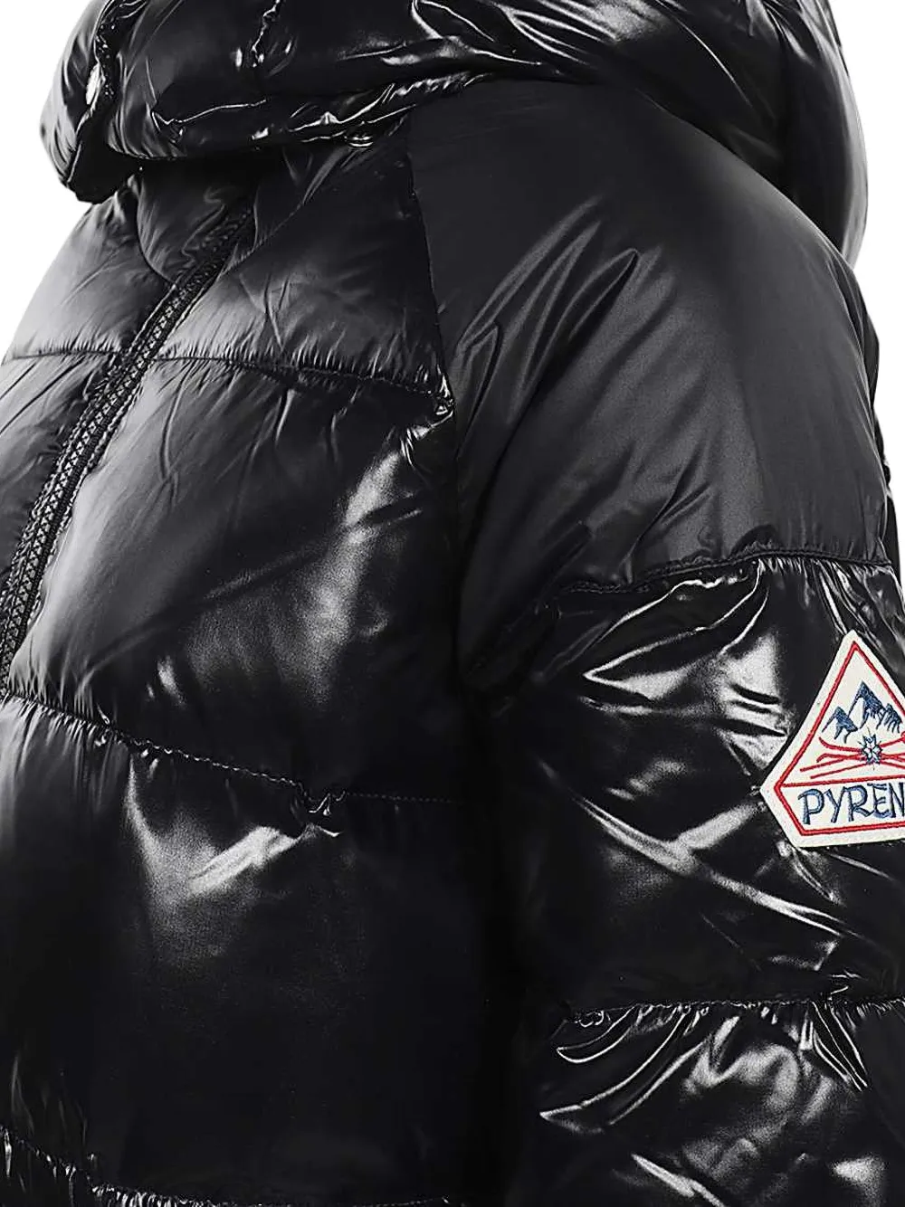 Pyrenex Hooded Full-zip Down Jacket In Black