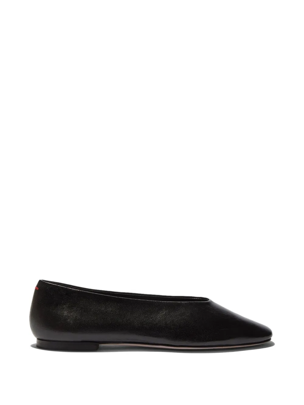 Aeyde Kirsten leather flat - Zwart