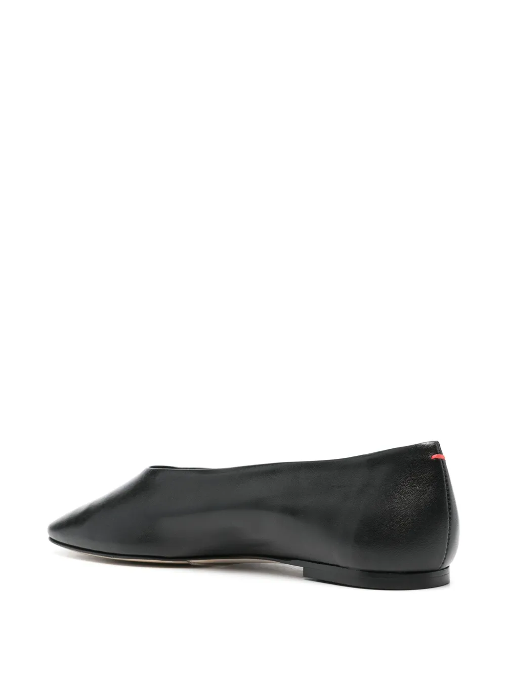 Aeyde Kirsten leather flat Black