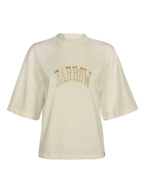 BARROW embroidered-bear cotton t-shirt