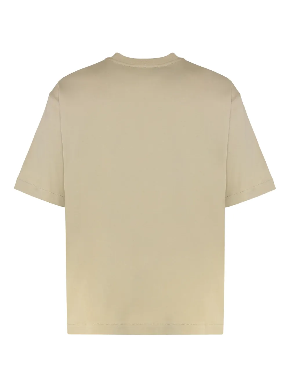 Off-White T-shirt met logoprint - Beige