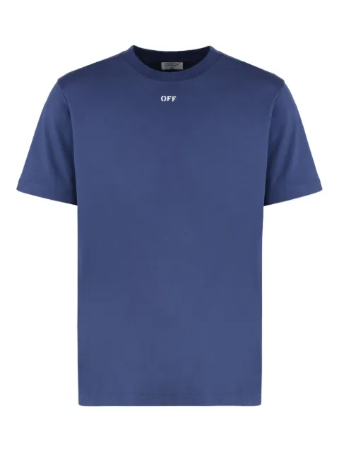 Off-White playera con logo estampado