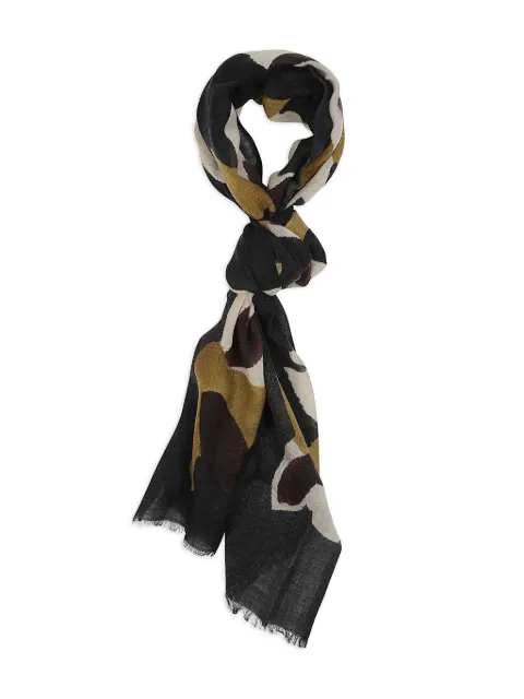 Altea abstract-print wool scarf