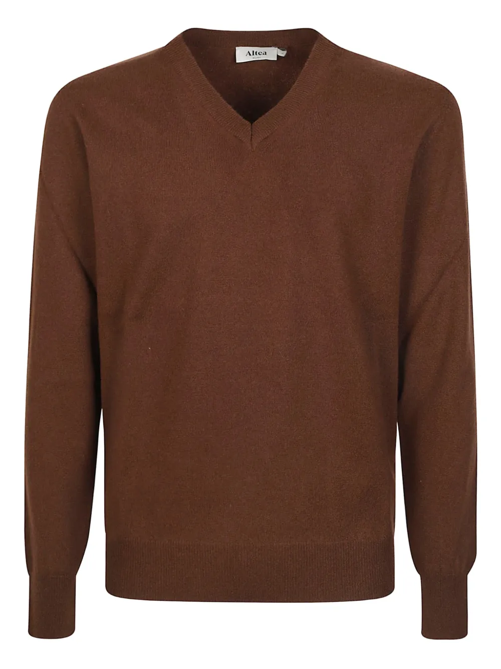 Altea cashmere  V-neck sweater | Brown | Image 1