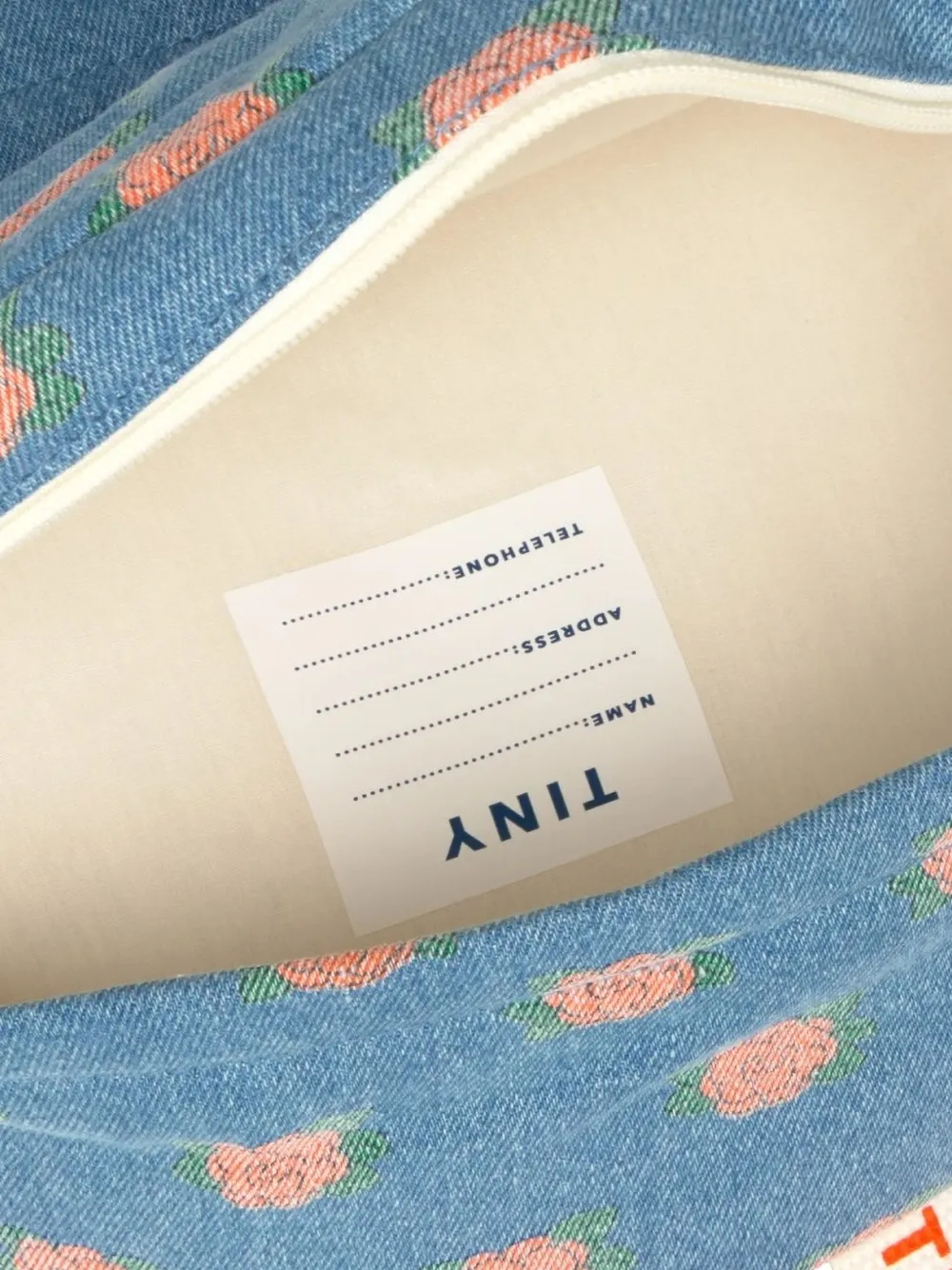 Tiny Cottons Rugzak met bloemenprint Blauw