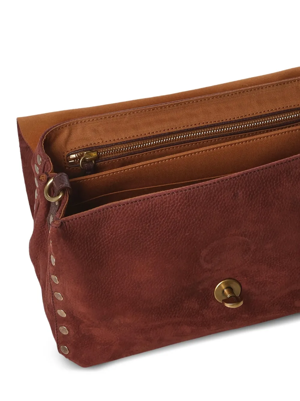 Zanellato Leren shopper Rood