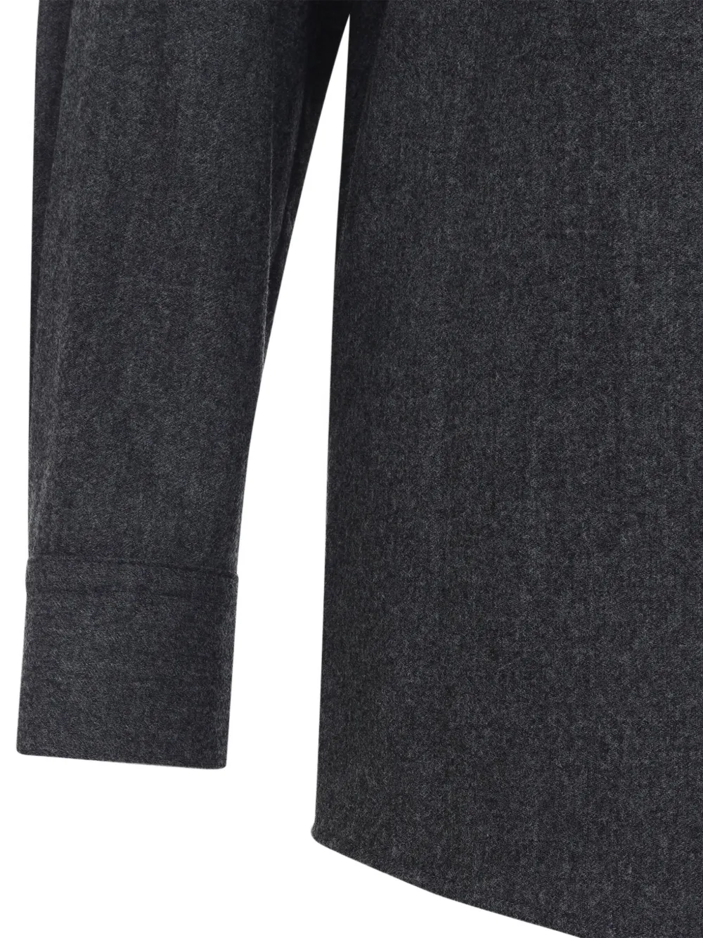Khaite Auryn Lightweight Wool And Cashmere Shirt In Multi