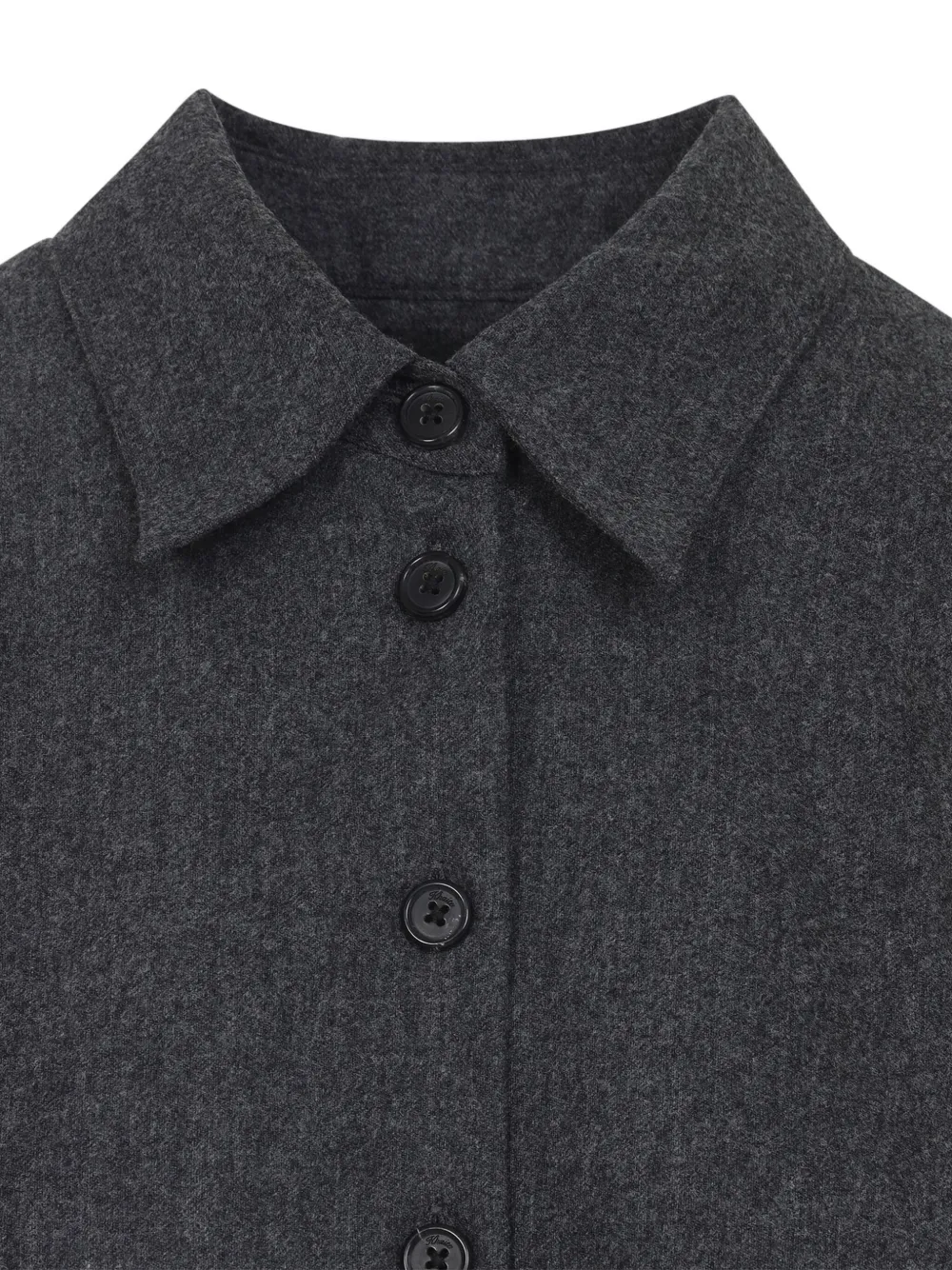 Khaite Auryn Lightweight Wool And Cashmere Shirt In Multi