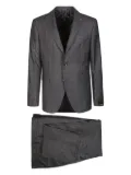 Tagliatore check-pattern wool suit - Grey