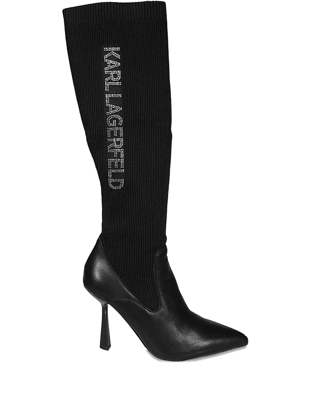 Karl Lagerfeld 100mm Pandara II boots Black