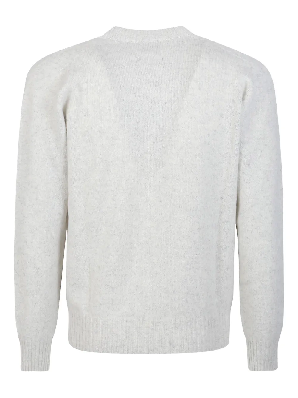 Altea Crew-neck Wool Sweater In White
