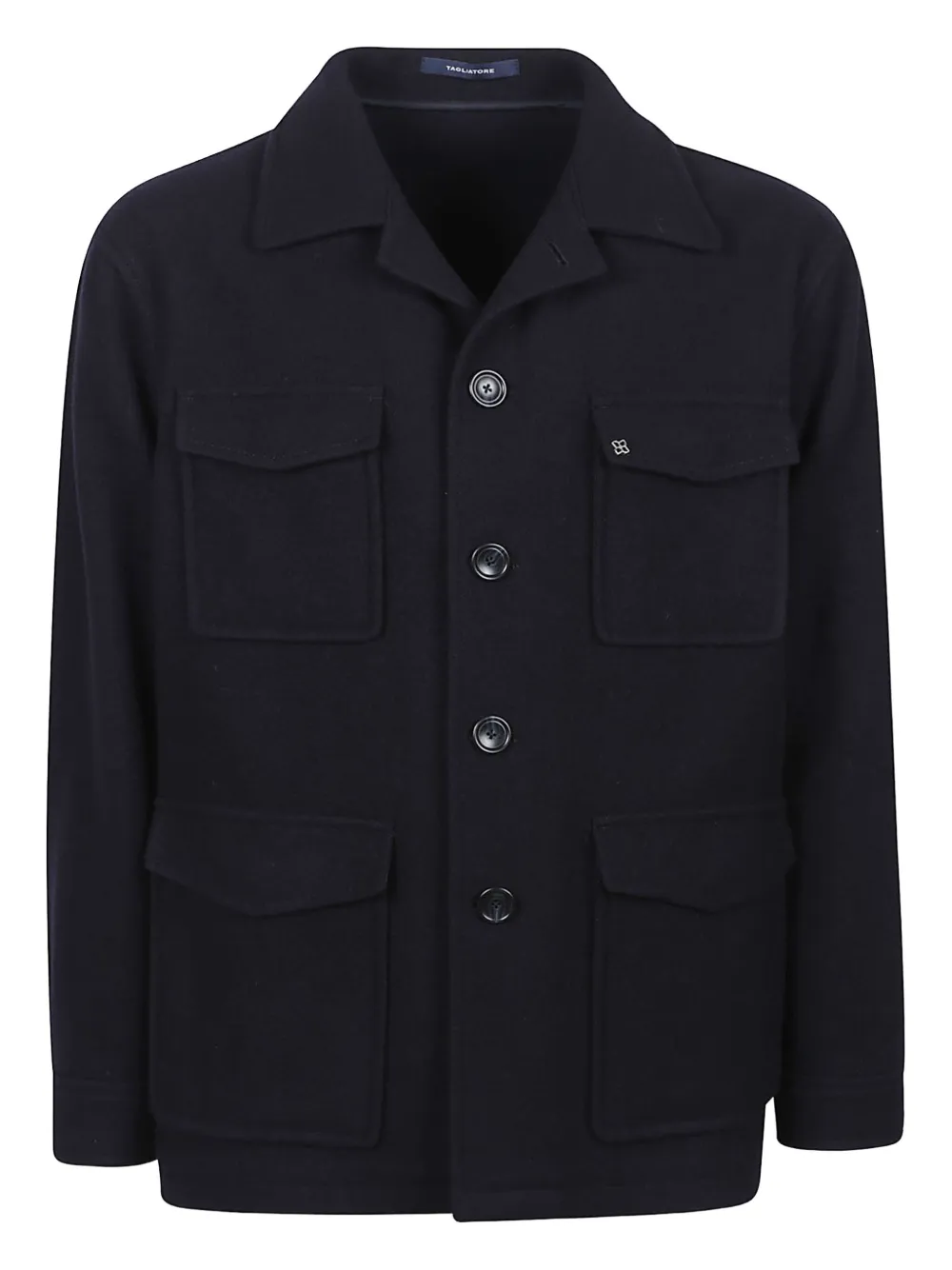Tagliatore buttoned flap-pocket jacket - ブルー Tagliatore buttoned flap-pocket jacket - ブルー
