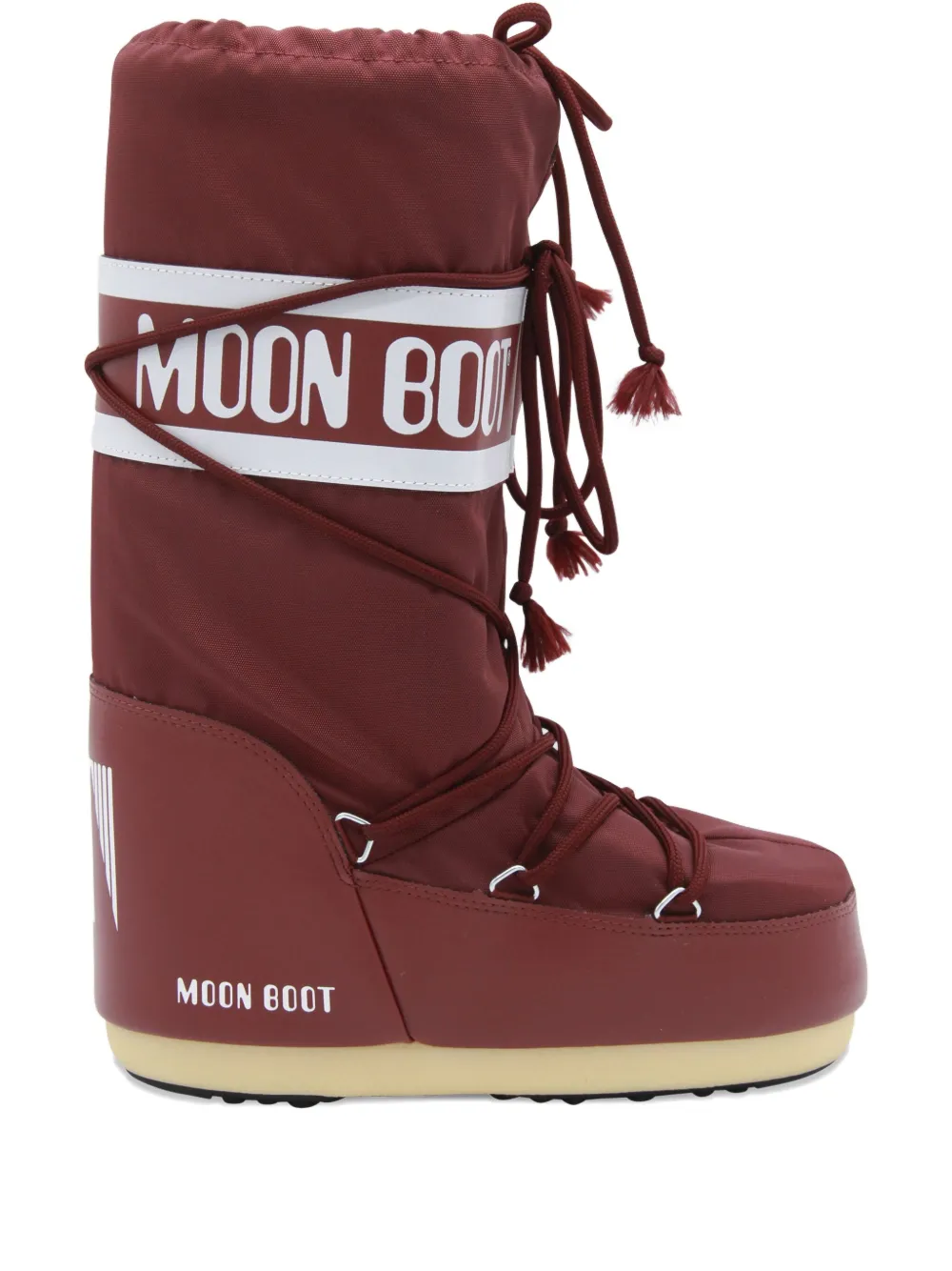 Moon Boot logo-print snow boots Red