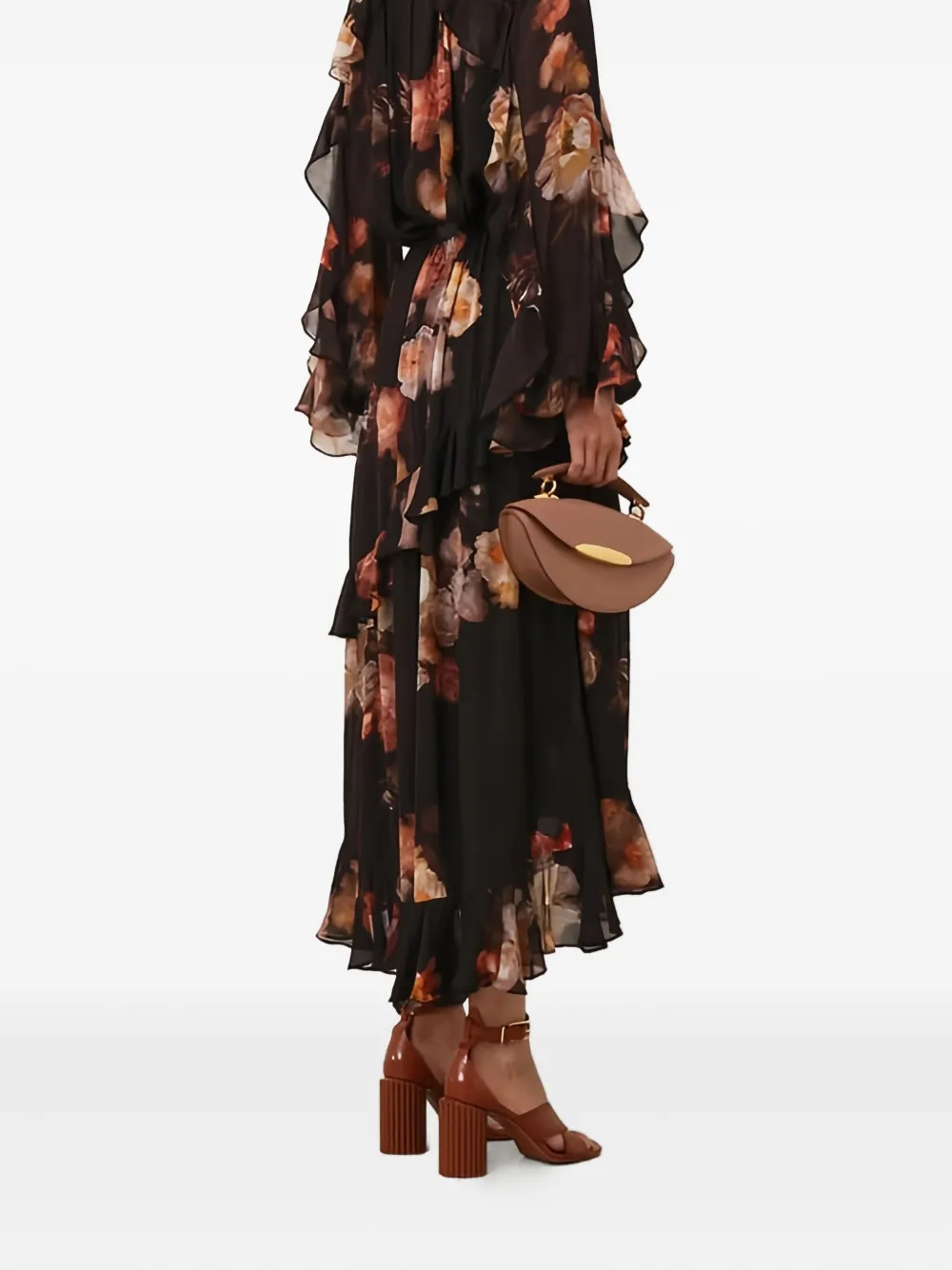 ZIMMERMANN floral-print blouse - Zwart