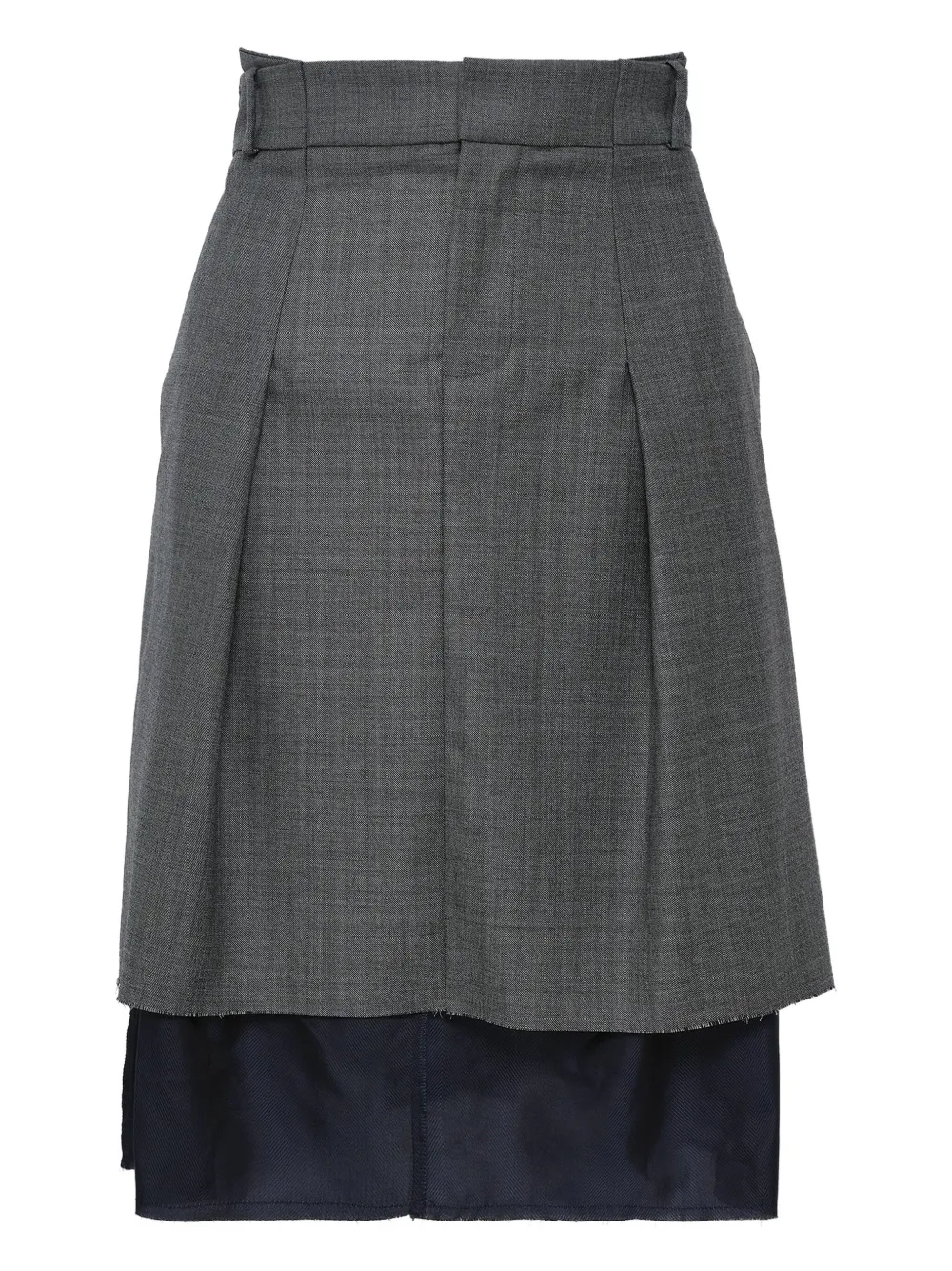 SONIA CARRASCO falda con pliegues | gris | Image 1