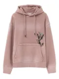 Wooyoungmi logo-print faded-effect hoodie - Pink