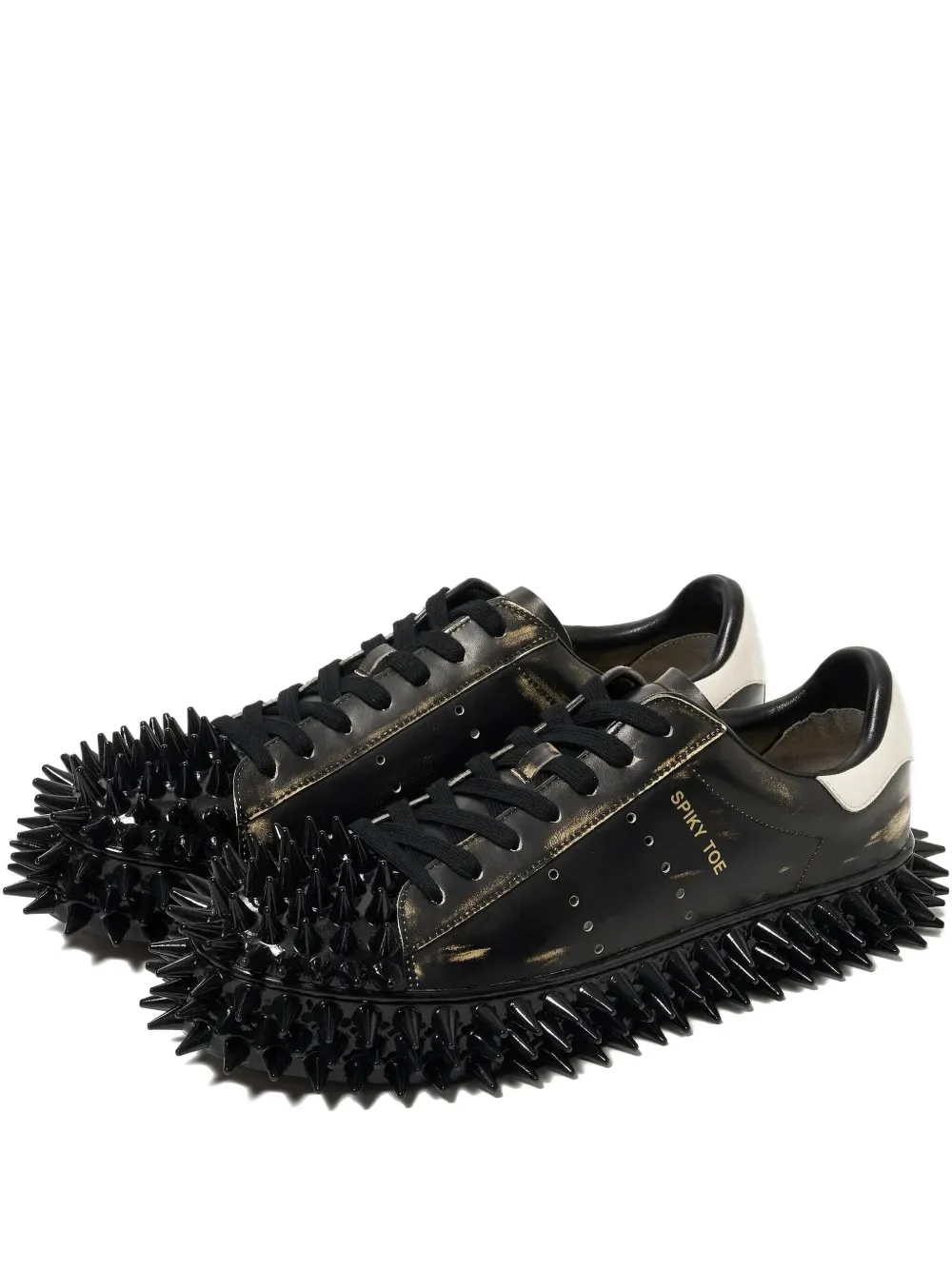 Doublet Spiky leather sneakers Black