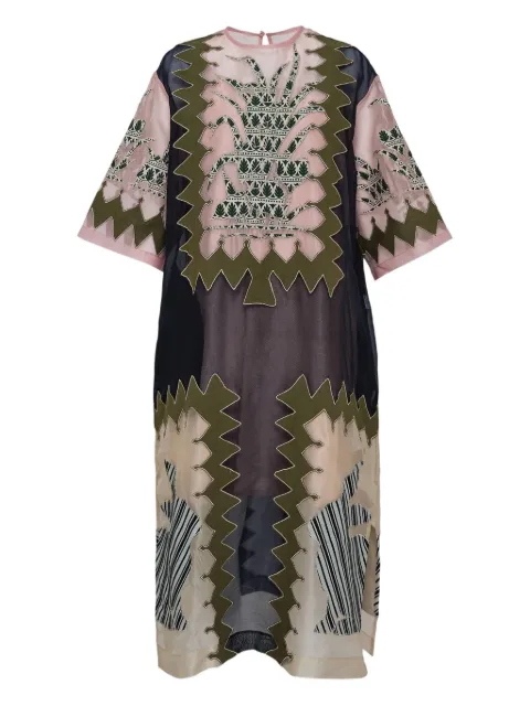 Biyan vestido con piñas estampadas