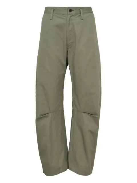 Y's gusset-detail wide-leg trousers