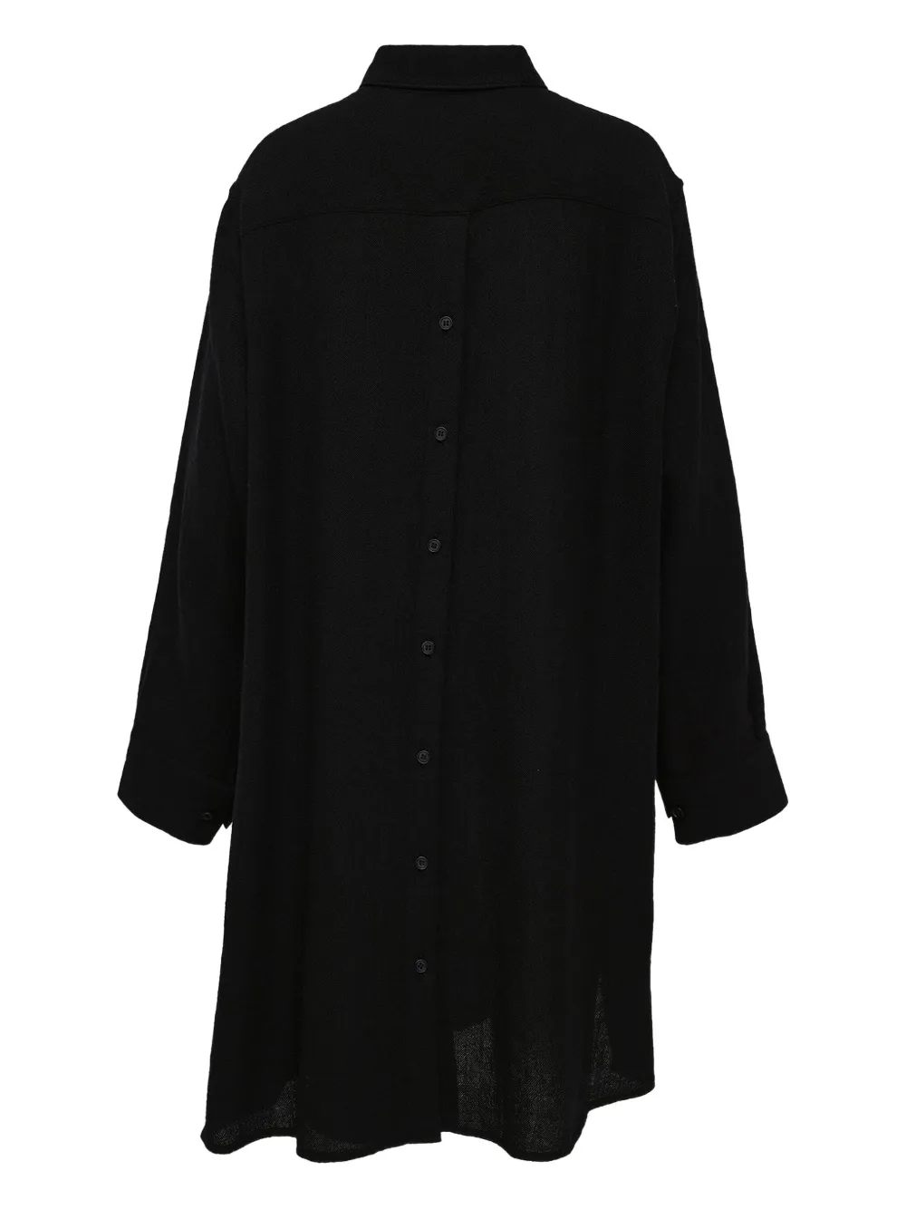 Yohji Yamamoto Asymmetrische blouse - Zwart